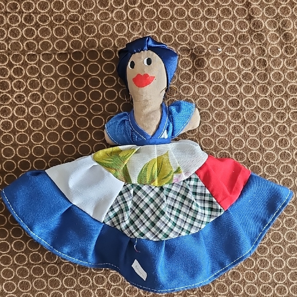Topsy Turvy Colorful Patchwork Doll Bahamas